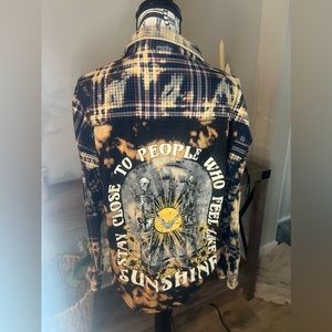 Flannel skeleton stay close to people who feel like sunshine